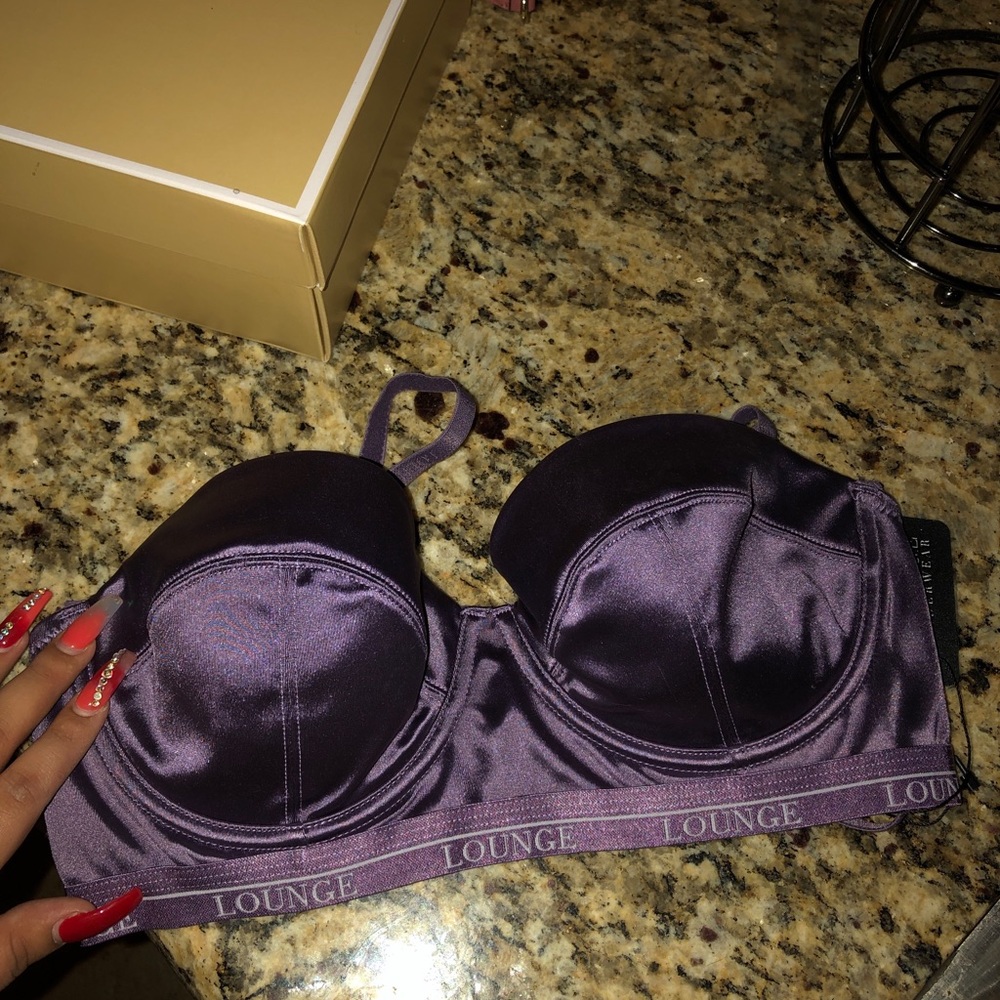 Purple Lounge bra/bralette